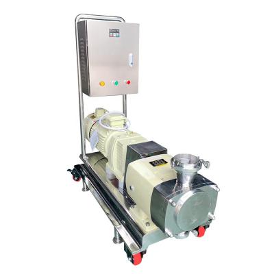 China Food And Beverage Industry Chocolate Transfer Rotary Lobe Pump for sale