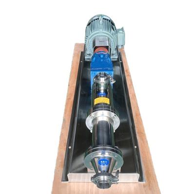 China Food And Beverage Industry Sanitary Single Screw Pump for sale