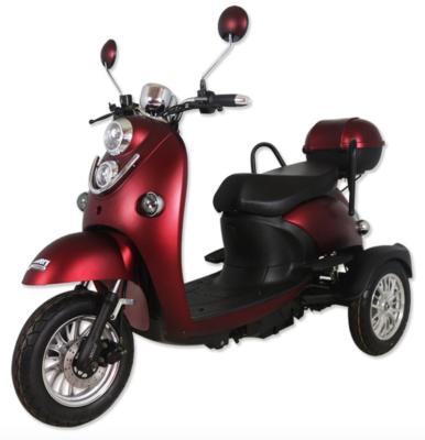 China Passenger 3.00-10 Tire 48V 20Ah Two Seater Handicapped Electric Mobility Scooter 1000W for sale