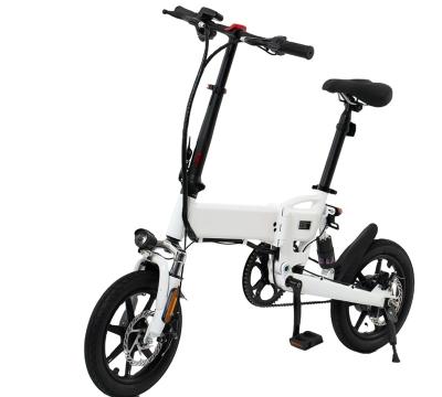 China Aluminum Alloy 36V 7.8Ah 80Km Exercise Range 250W City Electric Bicycle With 14Inch Tire for sale