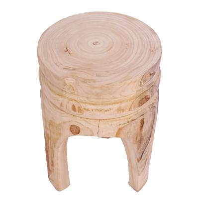 China Natural Natural Handmade Wooden Stool Wooden Stool for sale