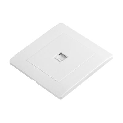 China Home/General Purpose Phone Jack Wall Plate by 1-Gang, Standard Size for sale