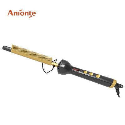 China Good Quality New Design LED Hair Straightener Brush Hot Sale Hair Straightener for sale