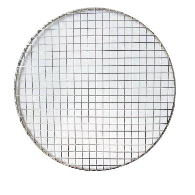 China Easily Cleaned BBQ Cooking Grids With Detachable Wooden Handle / BBQ Mesh for sale