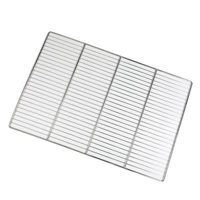 China Easily Cleaned Stainless Steel BBQ Park Grills Net Rack Cake Cooling Tool Making Dishes And Pans Bakery Bake for sale