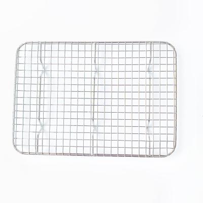 China Factory Hot Sale 3-Layer Folding Microwave Oven Safe Baking Cooling Rack Stainless Steel Easily Cleaned for sale