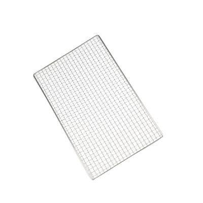 China Easily Cleaned Custom Wire Mesh Net Stainless Steel Grill Wire Mesh Net Barbecue Bbq Barbecue Grill for sale