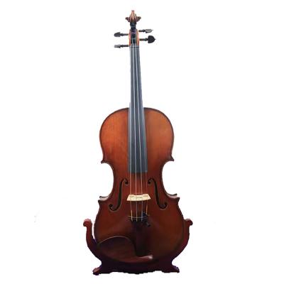 China Factory Cheap Luxury Factory Price 4/4 Handmade Antique Maple Red Brown Violin for sale