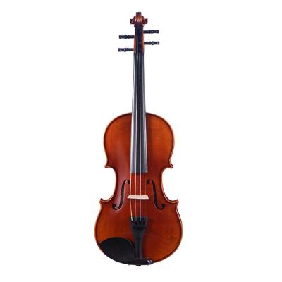 China Hot Sale Luxury Backing Customized Ebony Wood 4/4 Handmade Equipment With Case Plywood Violins for sale