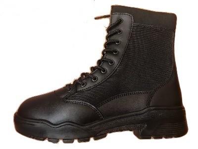 Chine Bottes de combat en cuir de style français taille 38 à taille 47 Bottes militaires noires à vendre