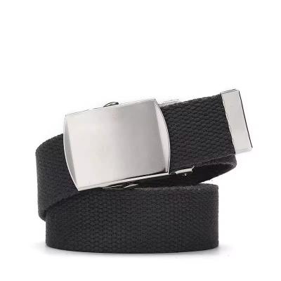 Chine Ceinture en coton Nylon D Ring ceinture en métal or boucle noire ceintures en chapeau pour hommes à vendre