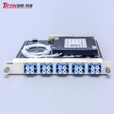 China The DWDM network DWDM mux demux with the A.W.G. Passive 40 Channel Arranged Waveguide Grid for sale