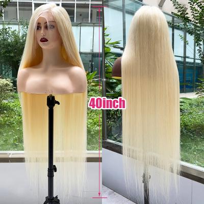 China Wholesale 613 Thick Soft Straight Full Lace Hd Glueless Blonde Wig, 40 50 Inch Blonde Hair Wigs, Top Selling 613 Wigs For Black Women for sale