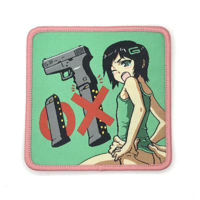 China Viable High Quality Customized Anime Patch Embroidery Patches For Clothing Applique for sale