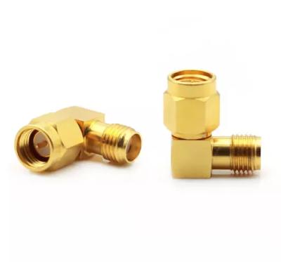 China RF Yonghao Right Angle 90 Degree SMA Male to SMA Female connectors Adapter Kit SMA Male to Female Coaxial Connector RP Adapter for sale