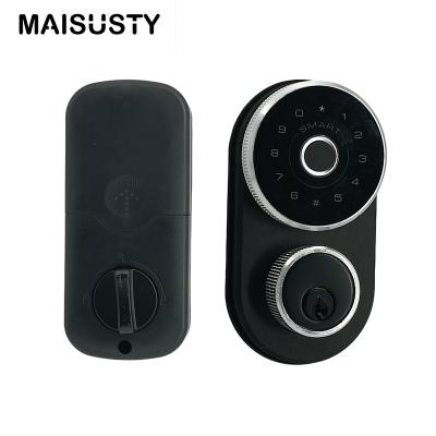 China Home Hotel Apartments Office Intelligent Deadbolt Smart Key Lock Digital Door Knob Lock with Electronic Keypad for sale