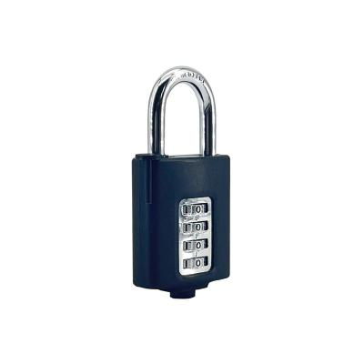 China Bags Factory price Keyless Padlock Zinc Alloy Security Combination Padlock 4 Digital Padlock For Outdoor for sale