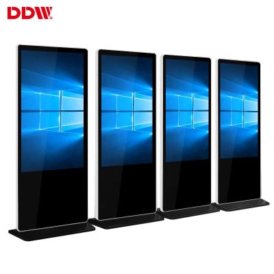 China 32 43 49 55 Inch Indoor Advertising Floor Standing Digital Signage And Displays With Camera for sale