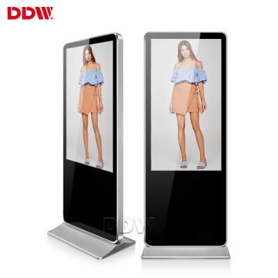 China Indoor Factory Outlet 43 Inch Floor Stand LCD Display Panels LG 1920x1080P LED Totem Digital Signage Screen Player for sale