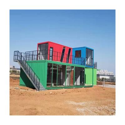 China 2021 china traditional large container house, luxury modular prefab container house restaurant for sale for sale