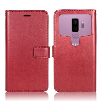 China PU Leather + Soft Tpu Flip Cover With Card Holder Style Phone Cases. Solid Color Wallet Skin Protector Mobile Phone Bag Flip Cover 360 Rotating Crazy Horse PU Leather Case For Universal 4.8-5.3inch for sale