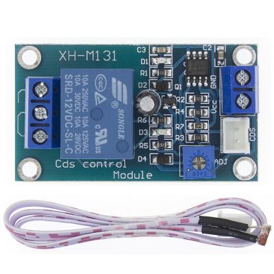 China XH-M131 Computer DC 12V 10A Light Control Switch Photoresistor Relay Module Detection Sensor Automatic Brightness Control Module for sale