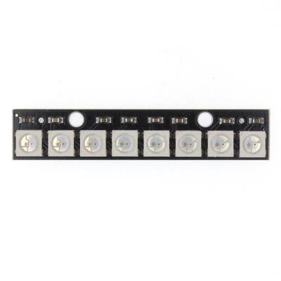 China Computer JXIC 8 Channel WS2812 5050 RGB LED Lights Integrated Full Color Motivated Development Board for sale