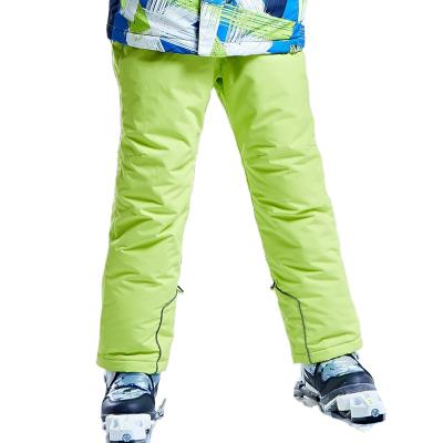 China Waterproof Kids Insulated Snow Pants Fleece Snow Bib Outdoor Waterproof Windproof Ski Hiking Pants High Snow Overalls for sale