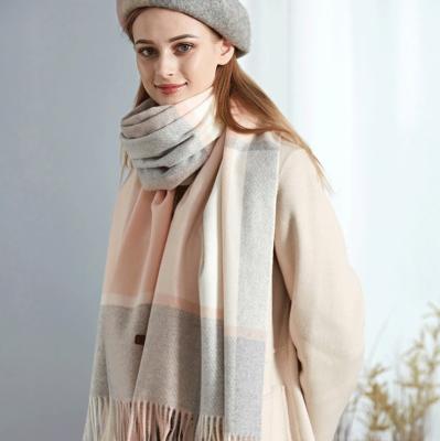 China Square Reasonable Price Reputation Solid 100% Cashmere Scarf Women Custom for sale