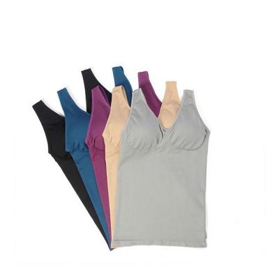 China Fashion Anti Shrink Style Camisole Seamless Tank Top for sale