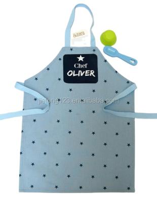 China Chef Oliver Girl Apron Pink Star Cotton Eco-Friendly Kitchen Cook Bake Apron For Princess Sleeveless Apron for sale