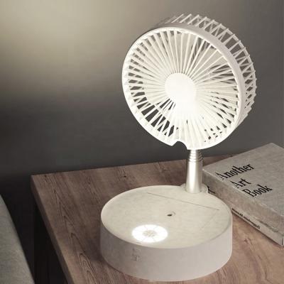 China New Height Fan Multifunctional Retractable Adjustable Telescopic Folding Fan Rechargeable USB Table Stand Fan for sale