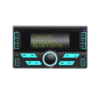 China Pioneer Car Two Din BT 2 USB Port TF Card 4 Color Stereo Audio Car Pioneer Backup LCD Display 12V In-dash 1 Din FM Ty Professional Car Mp3 for sale