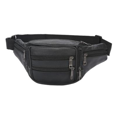 China Multifunctional Water Proof Hip Bum Leather Fanny Men Waist Belt Pack Bag To Increase Recycling Operation for sale