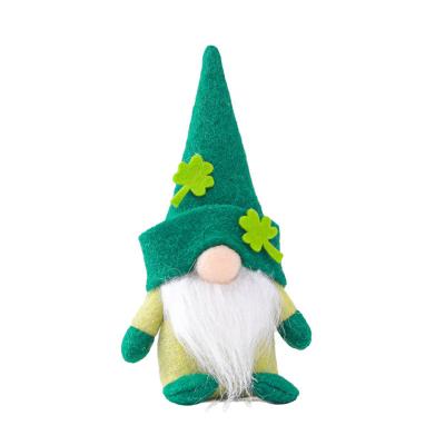 China Green Doll Lucky Clover Hanging Ornament St. Patrick's Day St. Patrick's Day Gnome Plush Elf Decorations Hat Faceless Irish Hat Easter Holiday Party Decorations. Patrick's Day Gnome for sale