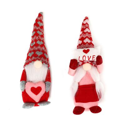 China 2022 Easter Holiday Party Decorations Valentines Day Gnome Plush Decorations Mr and Mrs Scandinavian Tomte Valentine's Day Gift Table Gnomes Ornaments valentines for sale