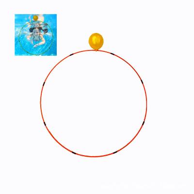 China Factory Wholesale Child Water Sports Swim Ring Kids Floating Toy Underwater Swimming Ring Games Pool Hoop Toys Bath by Rings Diving for sale