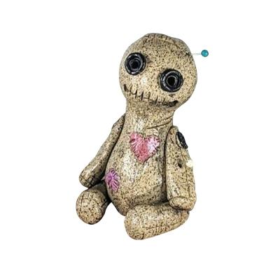 China New Europe Voodoo Doll Censer Burner Cone Yoga Home Office Ornament Resin Home Office Decoration Open Voodoo Dolls Censer for sale