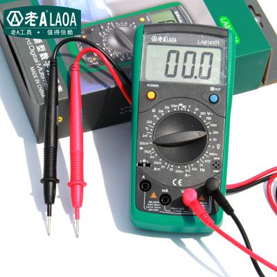 China LAOA Digital Multifunction Multimeter with Temperature Multimeter with Battery Tester Multimeter with Auto-Range LA814101 for sale