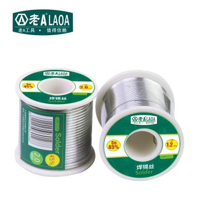 China Welding Low Carbon Alloy Steel LAOA 45% Tin Solder Wire For Diameter 0.5mm-2.3mm Welding Welding Aid For Welding for sale