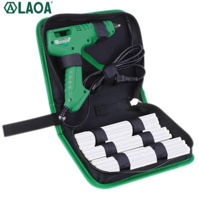 China LAOA 40W Unrated Hot Melt Glue Gun With Hot Guns Bag 7mm Thermal Glue Melt Gun One Glue Welding Gun for sale