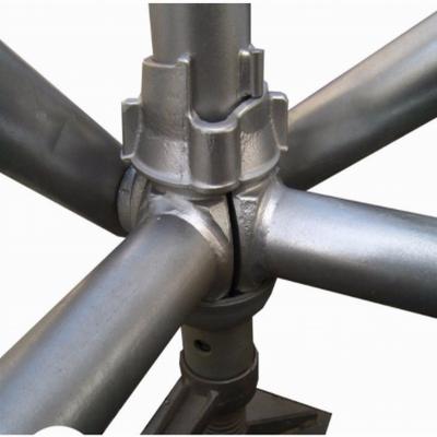 China EN12810 / ANSI A10.8 Traditional Standard Hot Dip Galvanized Cuplock Scaffolding For Industrial Projects for sale