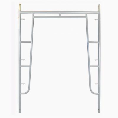 China Traditional Safway Style Walk Through Scaffold Frame Powder Coated Metal Scaffold Frame 5'x6'4