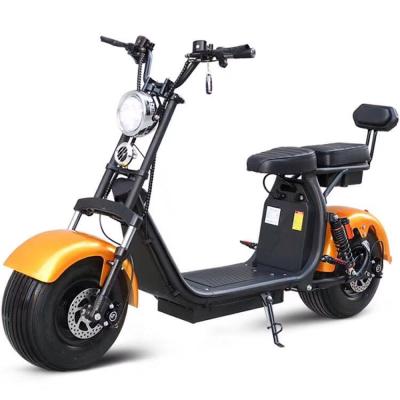 China 2018 adult cheap electric vehicle electric scooter motorcycle Citycoco 18*9.5 inch from china for sale