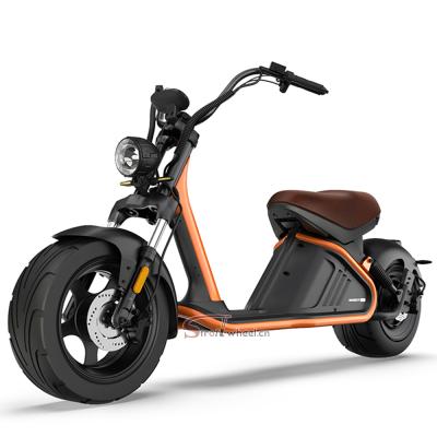 China Holland Warehouse m2 Citycoco 2000w unisex electric scooter with Seat 20Ah 30AH lithium battery electric motorcycle with EEC COC for sale