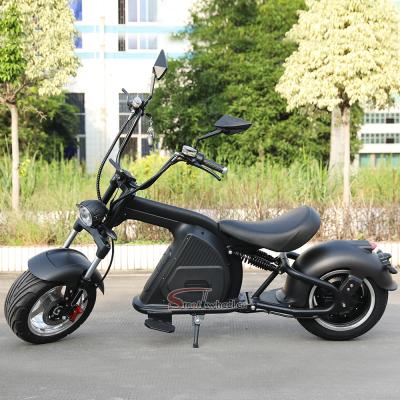 China EU unisex warehouse electric motorcycle citycoco 2000w 60v 20ah big wheel electric scooter adult e scooter for sale