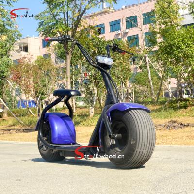 China 2018 Citycoco Electric Scooter 1500W 60V 12Ah Lithium Battery Anti Theft Alarm App Function 18*9.5inch for sale