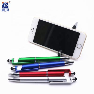 China Pen Promotional Hot selling cheap 3 in 1 XP pen phone holder touch stylus holder ballpoint pen for sale