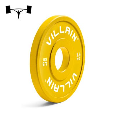 China Weightlifting Partial Colored Virgin Change Rubber Bumper Plate for sale