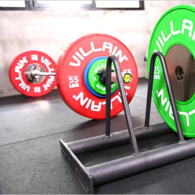 China Rubber Virgin & Chromed 45 Steel China Most Competitive Priced Weightlifting Competition Bumper Plates Barbell Set for sale